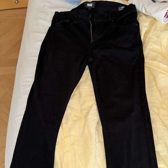 Paige jeans. Shadow black.